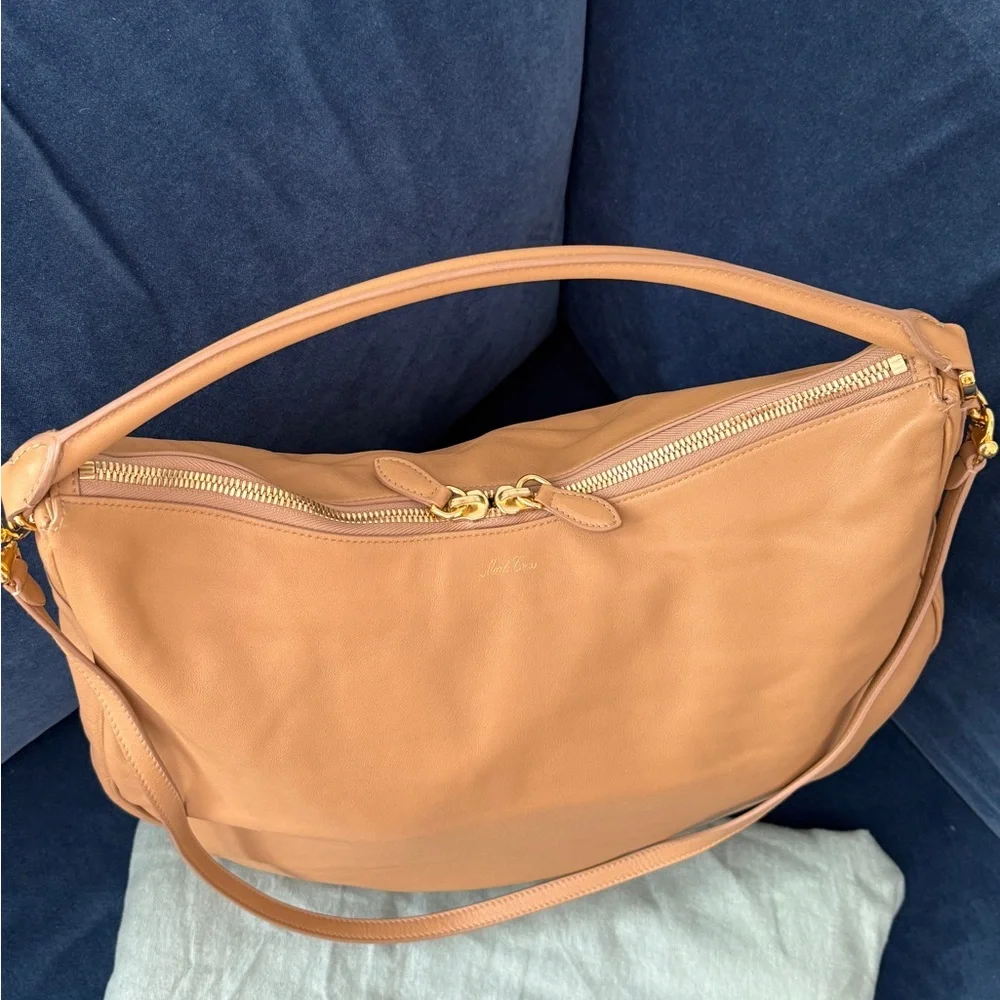 Mark‎ Cross Large Tan Hobo Shoulder/Crossbody Bag